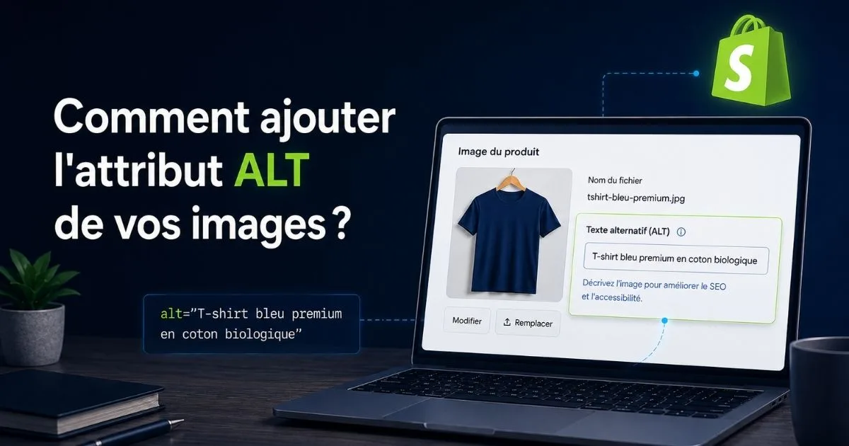 Ajouter attribut alt shopify
