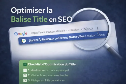 optimisation balise title page d'accueil Shopify