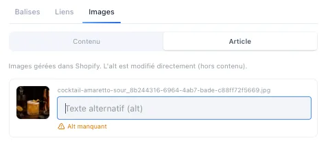 Rankingone attribut alt